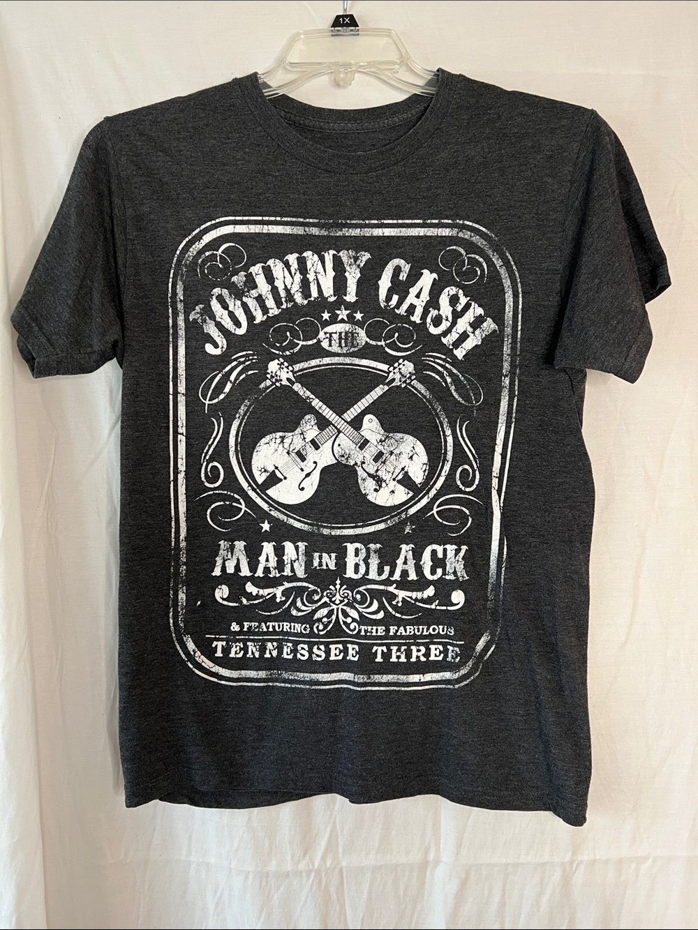 'Man in Black' Short Sleeve Graphic Tee - Black